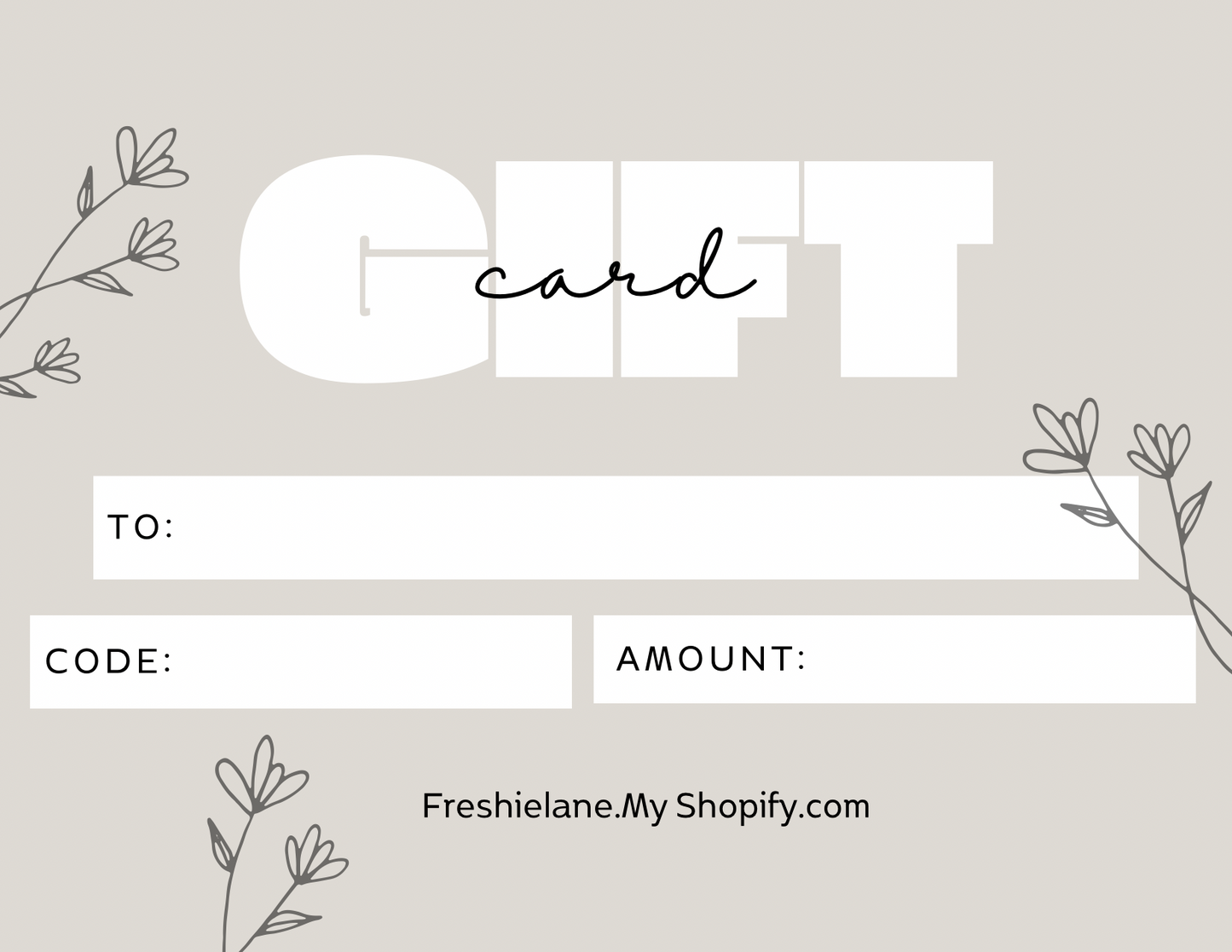 Gift card